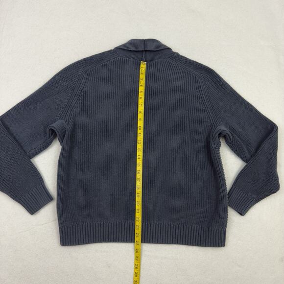 Duluth Trading Co Shawl Collar Cotton Cardigan Sweater XL - Picture 6 of 8